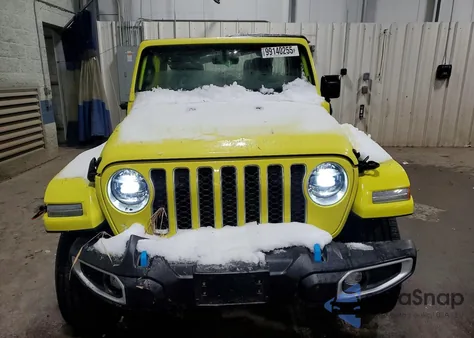 2023 Jeep Wrangler Sahara 4Xe from USA, damaged, VIN 1C4JJXP67PW555815